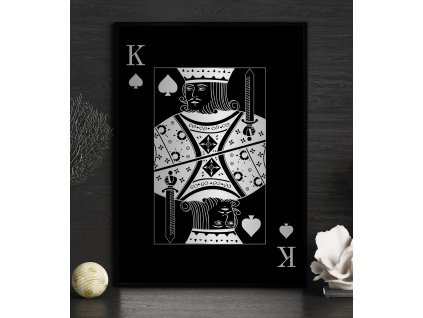 King stribro PLA cerna