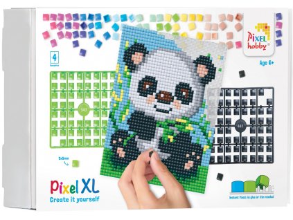 28012 Panda PixelXL package 4baseplates 2021