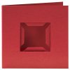 papírový rámeček set 4ks - jednostranný - červená