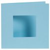 papírový rámeček set 4ks - oboustranný - modrá