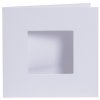 papírový rámeček set 4ks - oboustranný - bílá