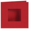 papírový rámeček set 4ks - oboustranný - červená