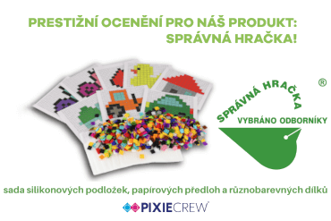 PIXIE CREW získalo ocenění SPRÁVNÁ HRAČKA pro Inovativní Hračky Podporující Vývoj Dětí