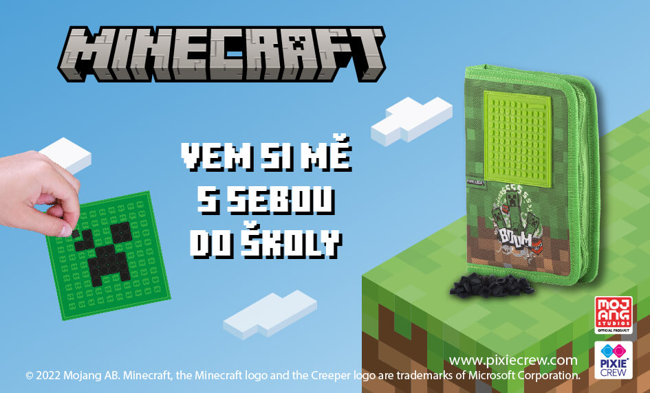 Oblíbené školní penály Minecraft