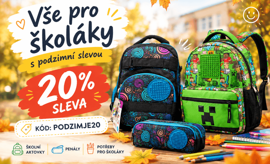 Podzimní slevy 20% na vše s kódem PODZIMJE20