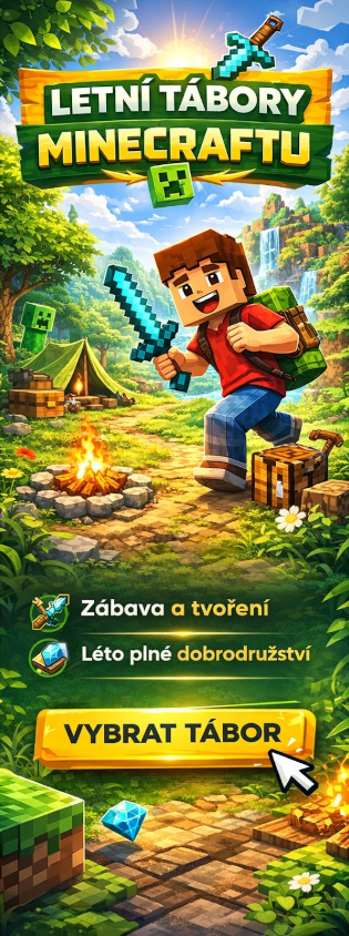 Letní tábor Minecraft 2026 - Film Studio
