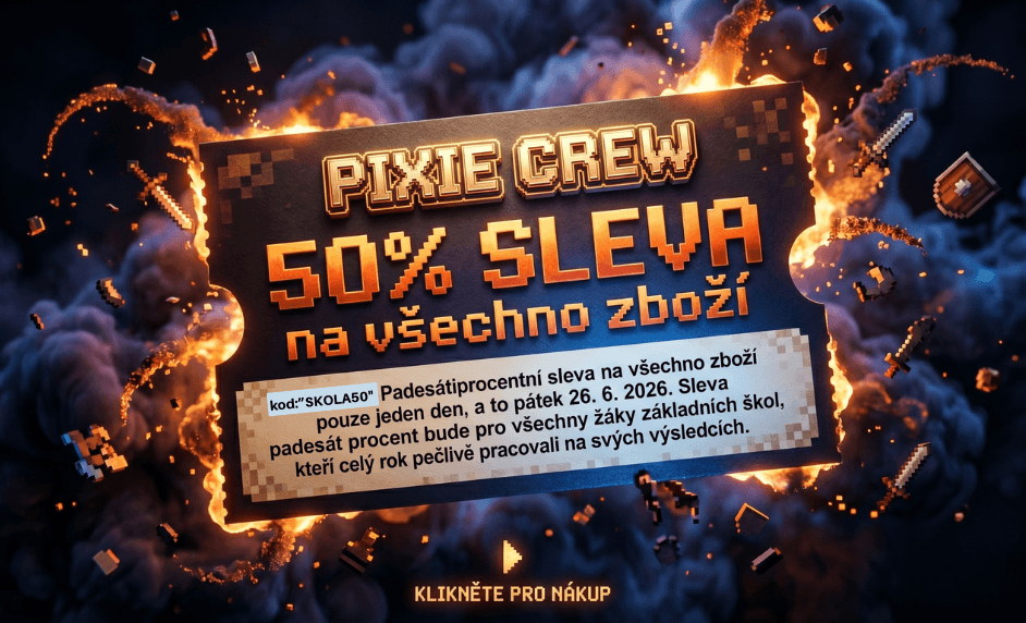 50% sleva jako dárek za vysvědčení