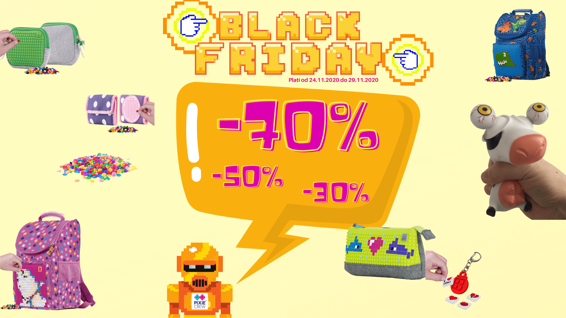 Black Friday slevy až 70% v eshopu PIXIE CREW