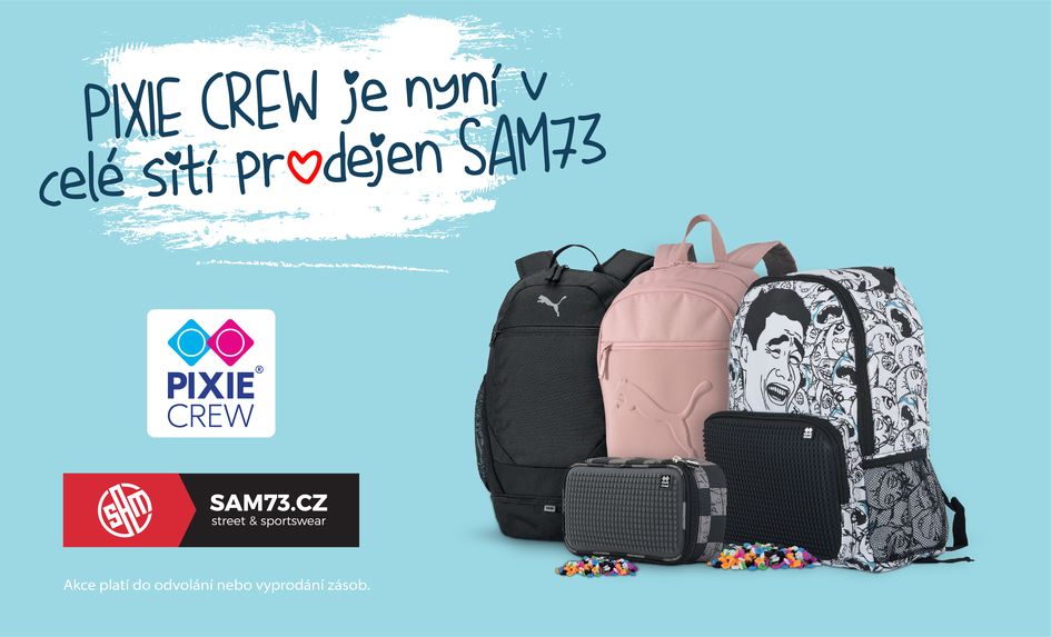 PIXIE CREW můžete nyní zakoupit v prodejnách SAM73