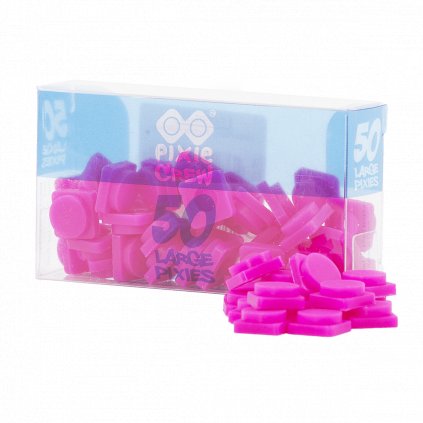 PIXIE CREW Velké pixely fuchsiové