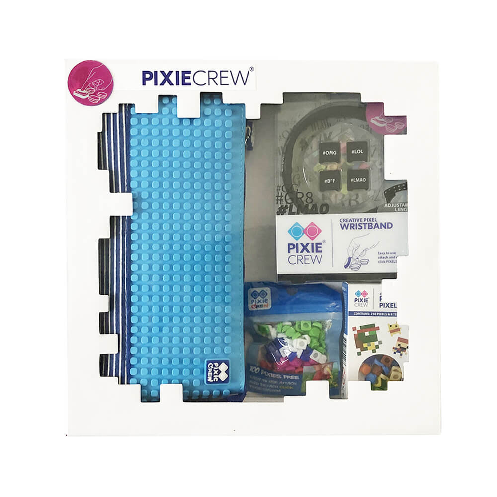 PIXIE CREW Dárková sada Pouzdro námořník a náramek + 100 barevných pixelů zdarma + 4 tematické pixely zdarma