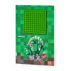 PIXIE CREW poznámkový blok A5, linkovaný – Minecraft Creeper se silikonovým panelem