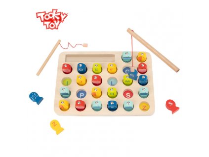 Chytanie rybičiek Abeceda Tooky Toys