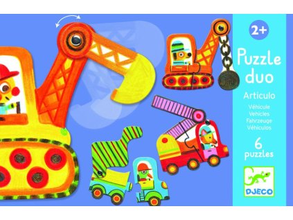 Puzzle Duo  Pohyblivé vozidlá