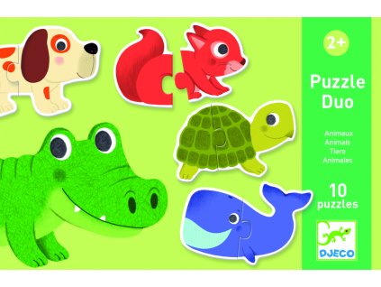 Puzzle duo-trio - Zvieratká