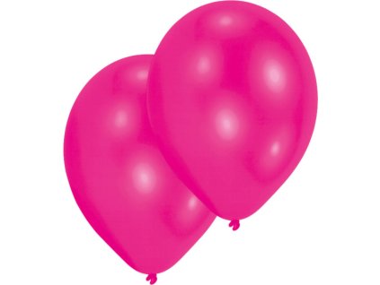 Balónky Tmavě Růžové 10 ks