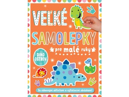 Dino ostrov - Veľké samolepky pre malé ruky