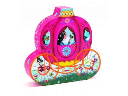 Djeco Puzzle Koč princeznej Elisy