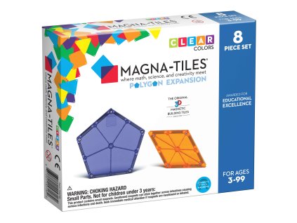Magnetická stavebnica Polygons 8 dielov