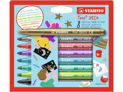 Stabilo fixky Metalické farby