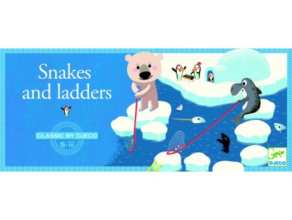 Spoločenská klasická hra: Hady a rebríky