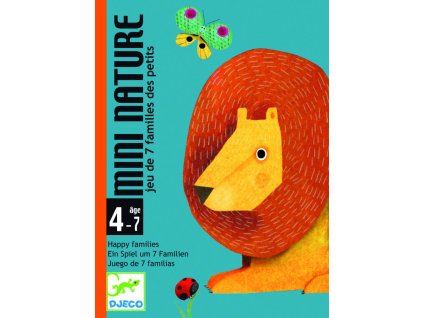 Mini príroda: kartová hra šťastné rodiny