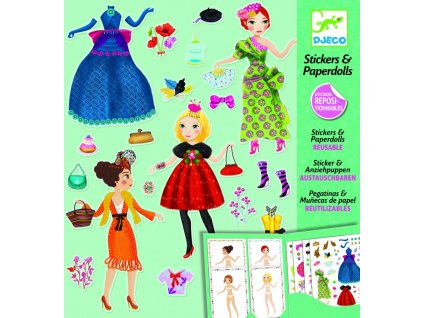 Obliekanie papierových parádnic samolepkami