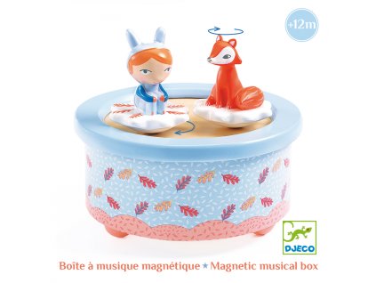 Chlapec a líška: magnetická hracia skrinka