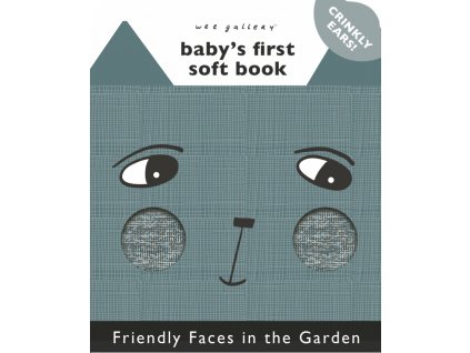 Látková kniha Friendly Faces In the Garden Wee Gallery