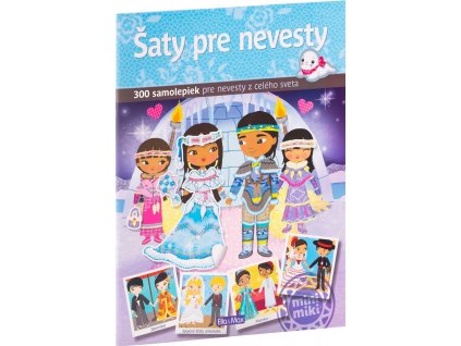 Šaty pre NEVESTY – Kniha samolepiek