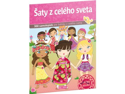 Šaty z celého sveta – Kniha samolepiek