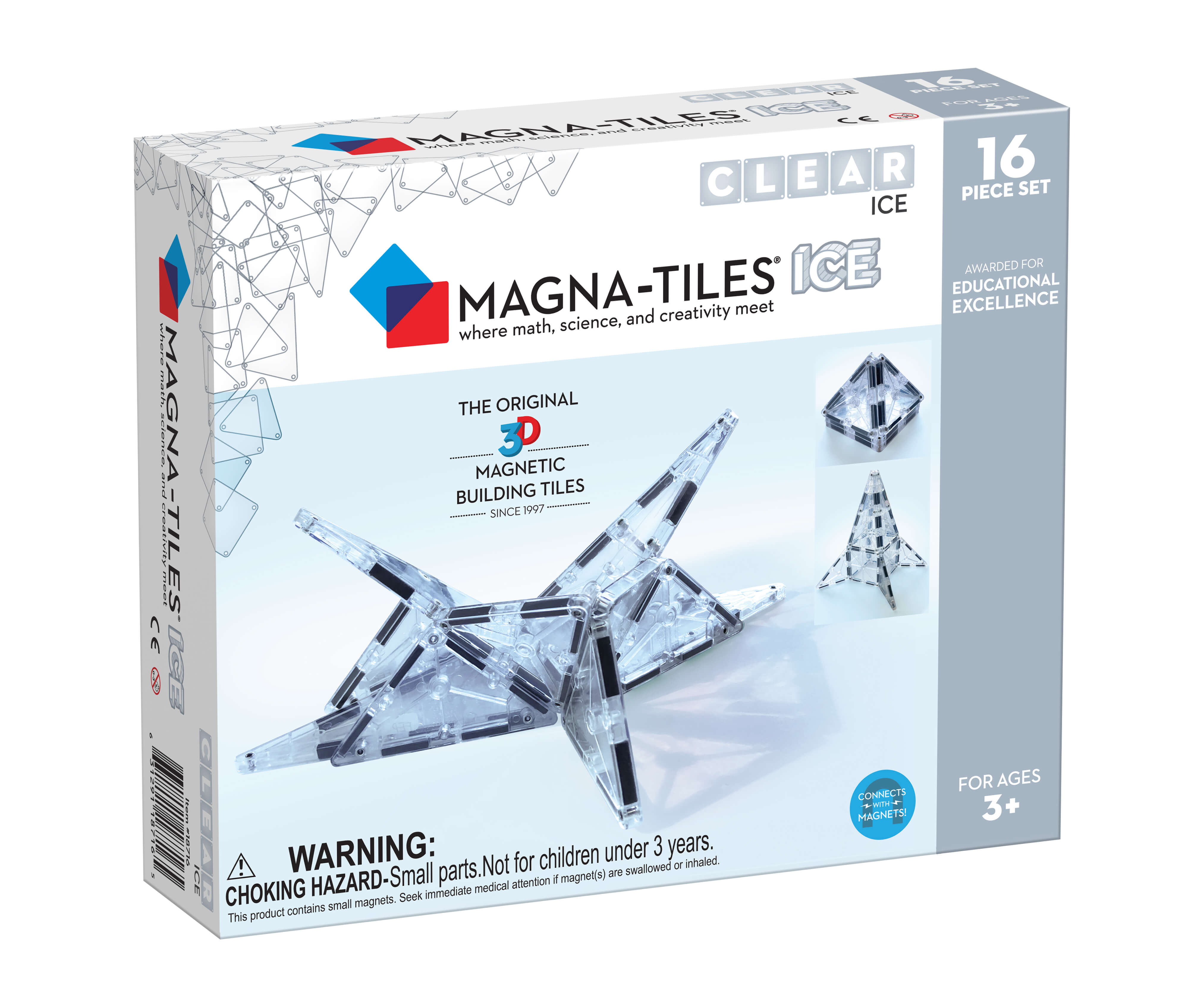 Magnetická stavebnica Ice 16 dielov