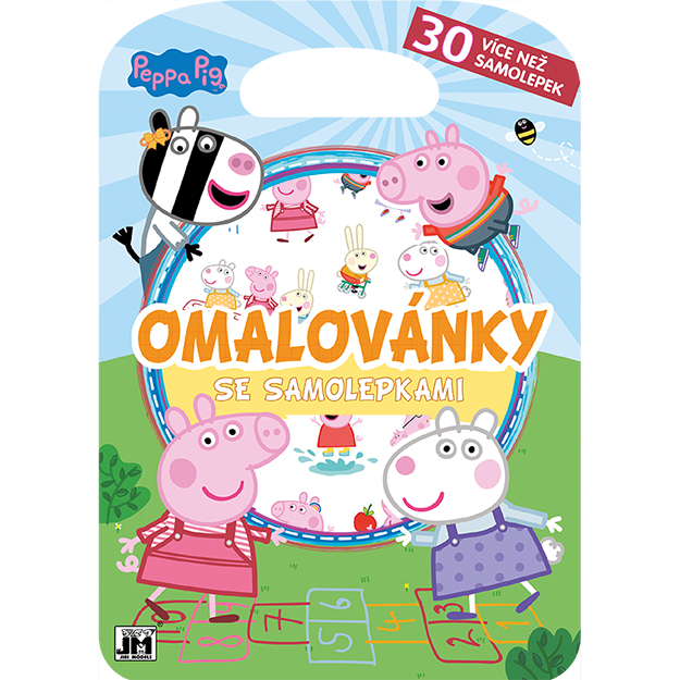 Jiri Models Peppa Pig - Omalovánky se samolepkami