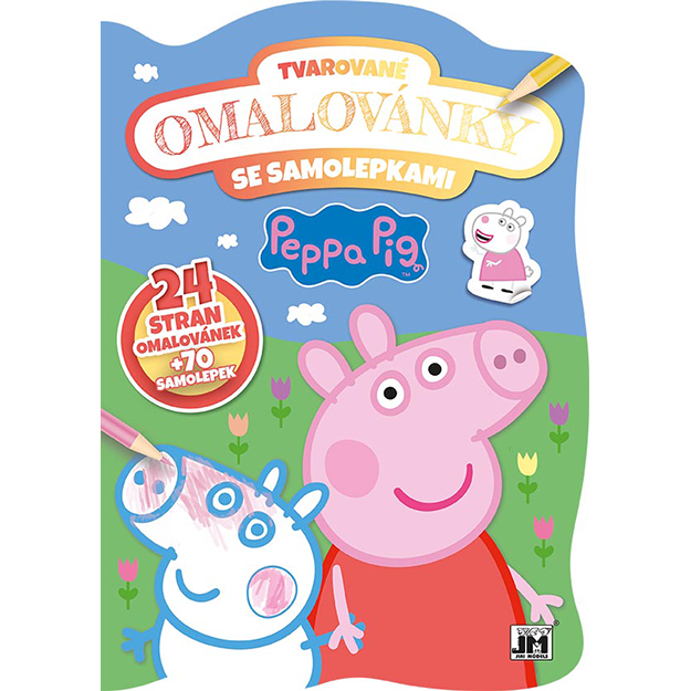 Jiri Models Peppa Pig - Tvarované omalovánky