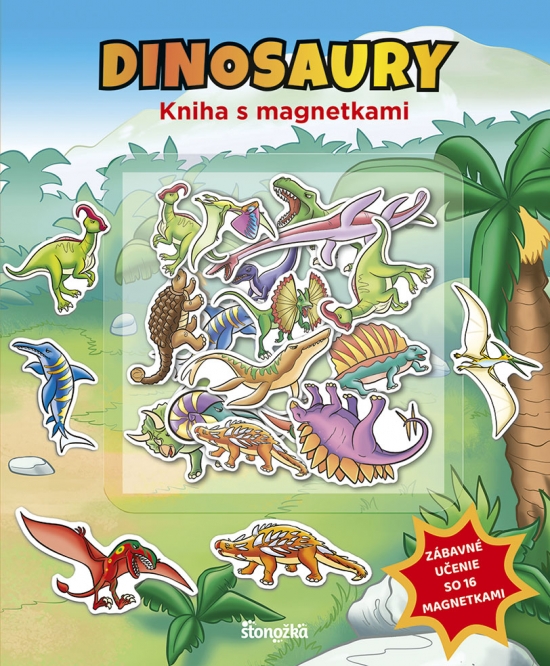 Stonožka Kniha s magnetkami: Dinosaury