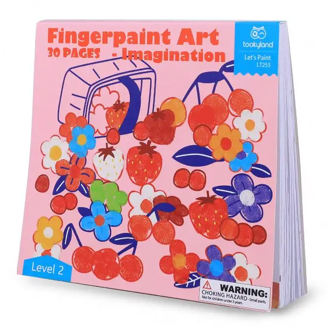 Tookyland Malování prstovými barvami Level 2 Umělec 30 listů