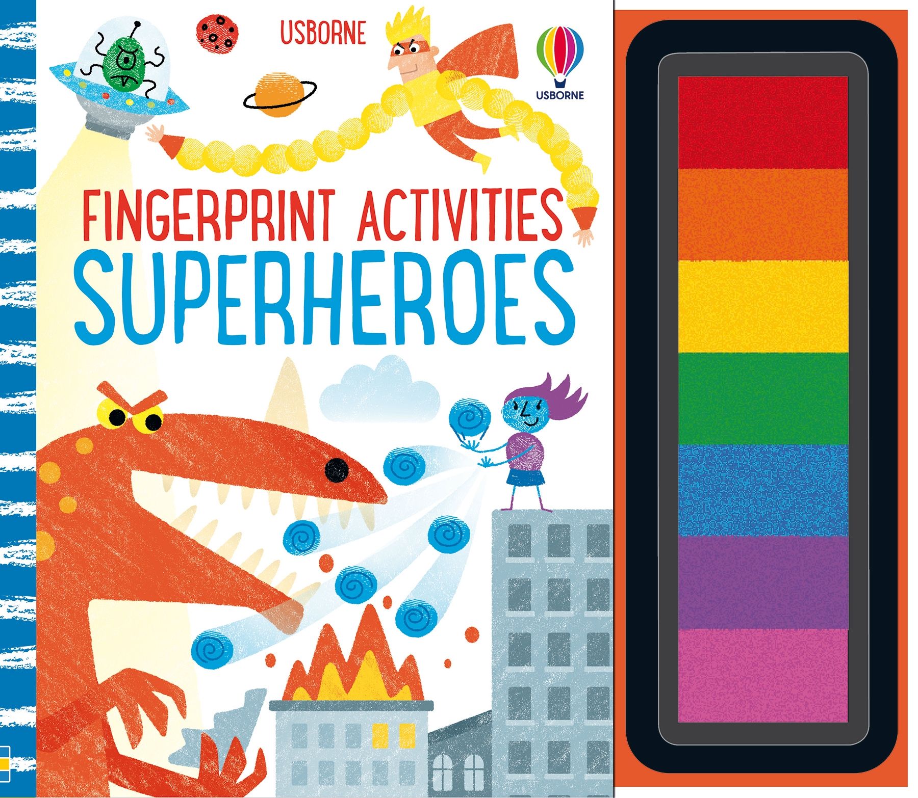 Usborne Fingerprint Activities Superheroes