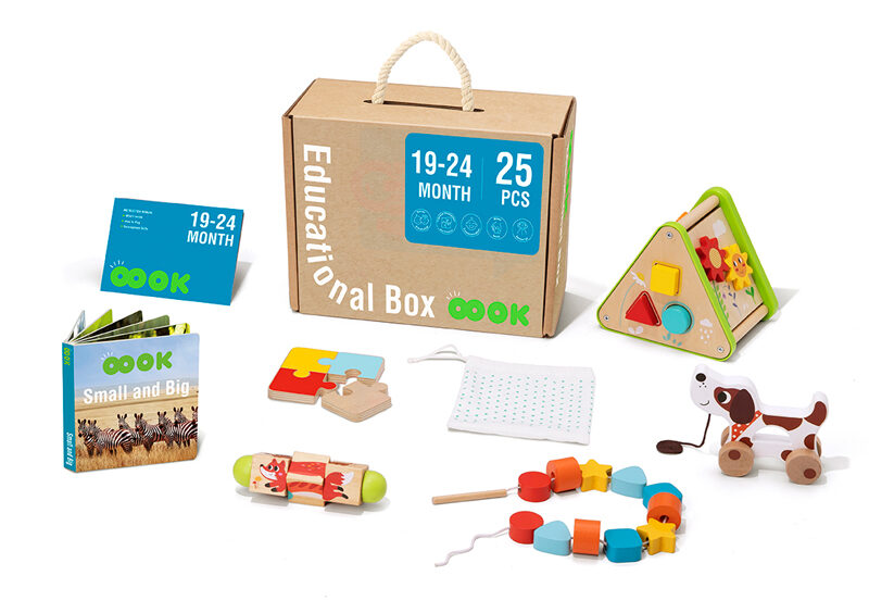 Tooky Toy 19–24 měsíců Edukační box Maxi 6 ks