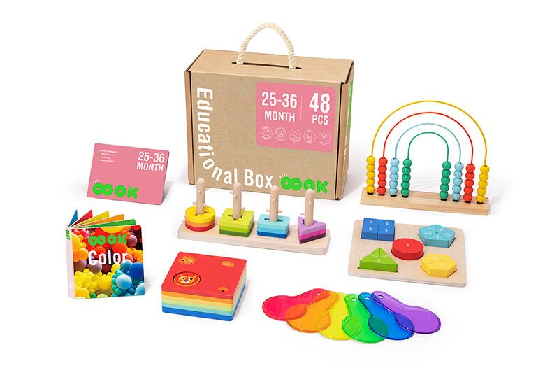 Tooky Toy 25–36 měsíců Edukační box 6 ks