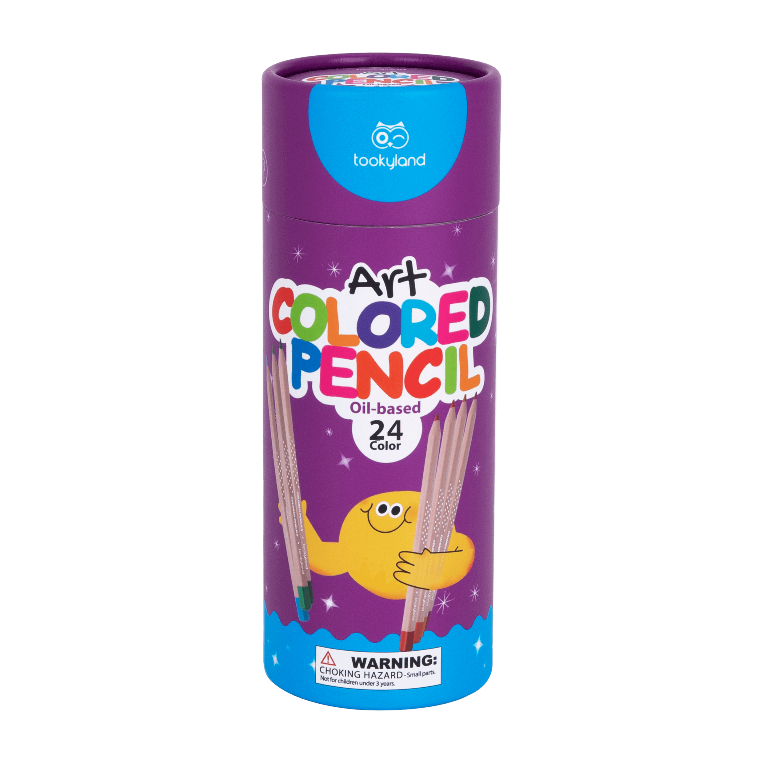 Tookyland Trojhranné pastelky 24 ks Hrubá tuha