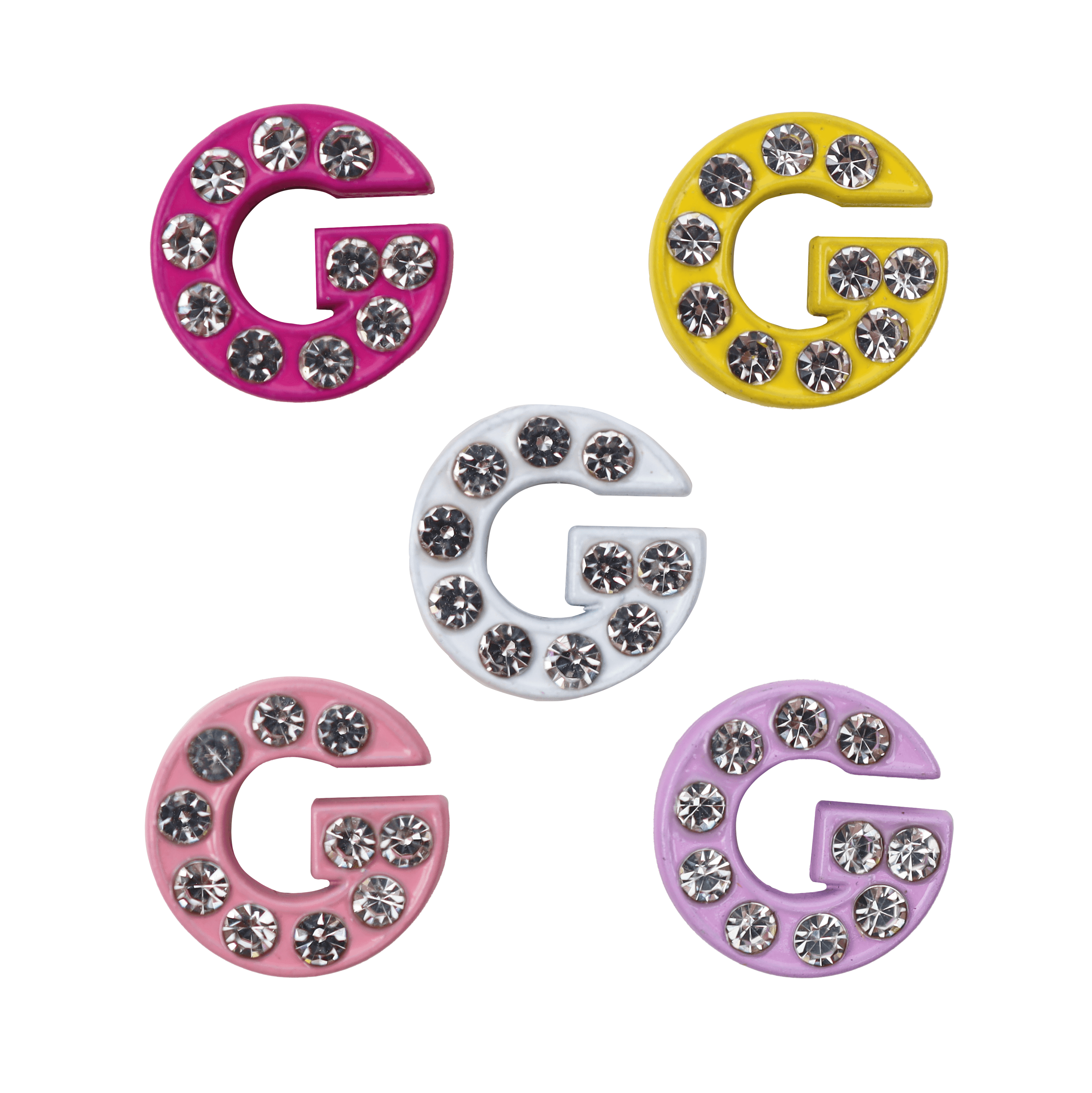 Písmeno G Přívěsek na náramek 5 ks