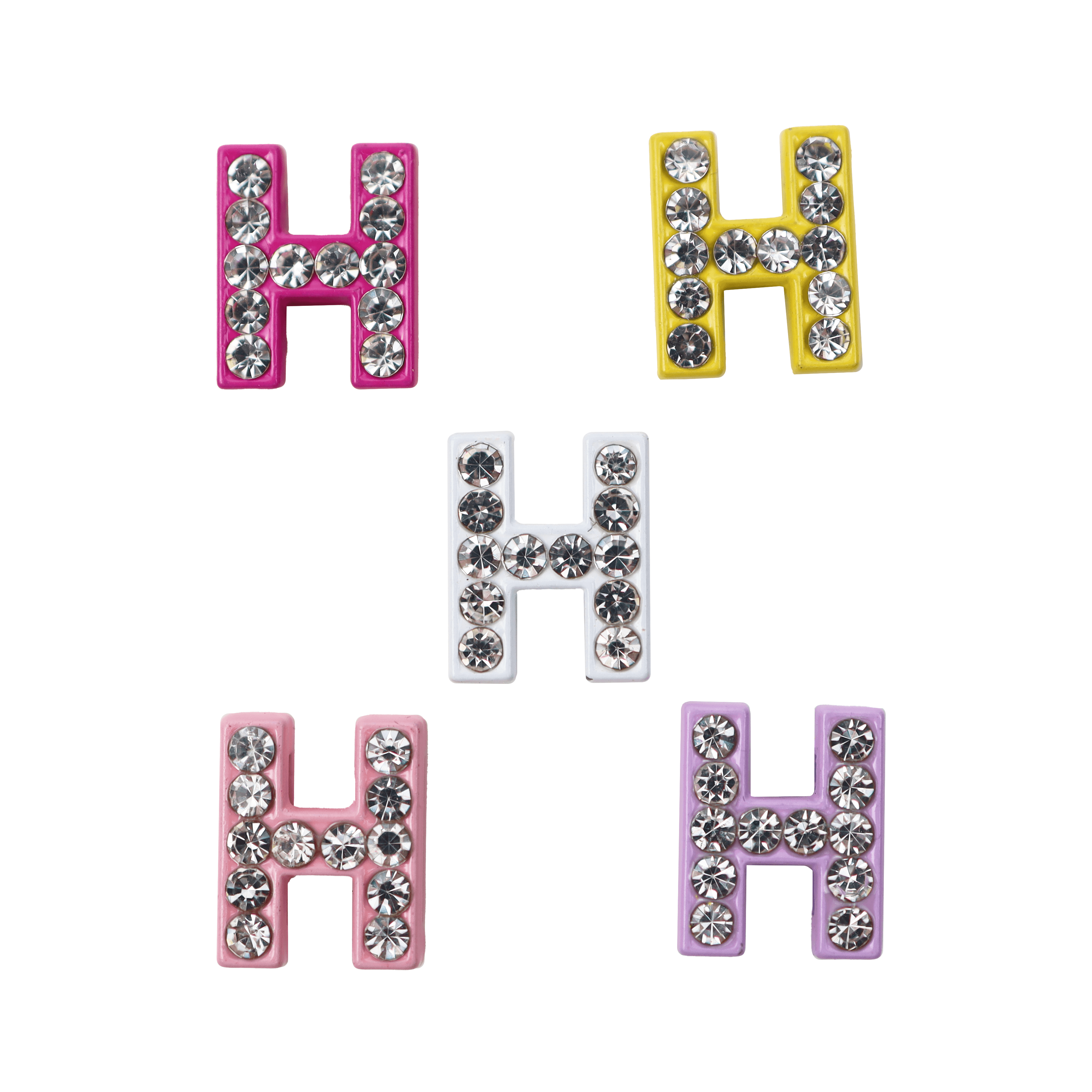 Písmeno H Přívěsek na náramek 5 ks