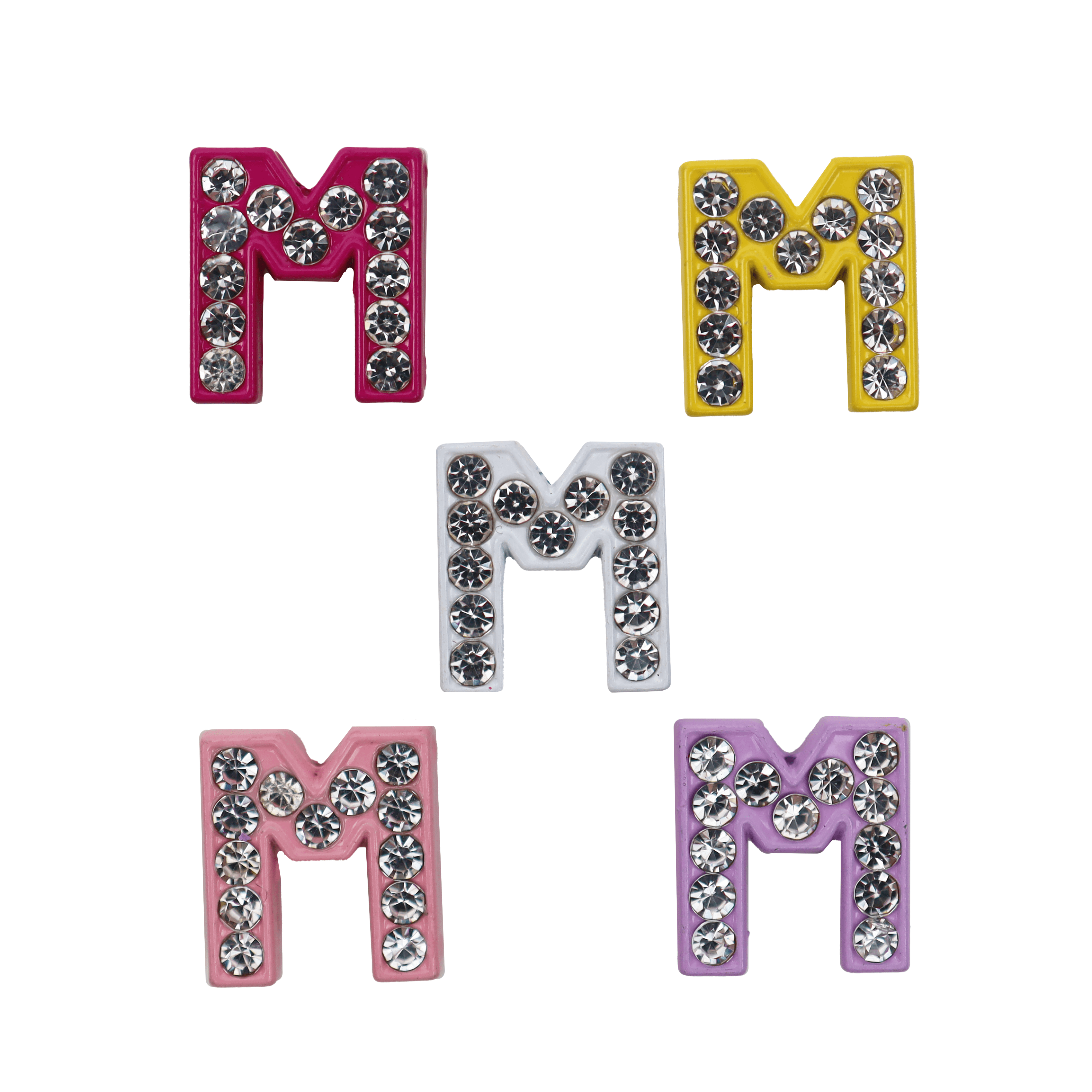 Písmeno M Přívěsek na náramek 10 ks