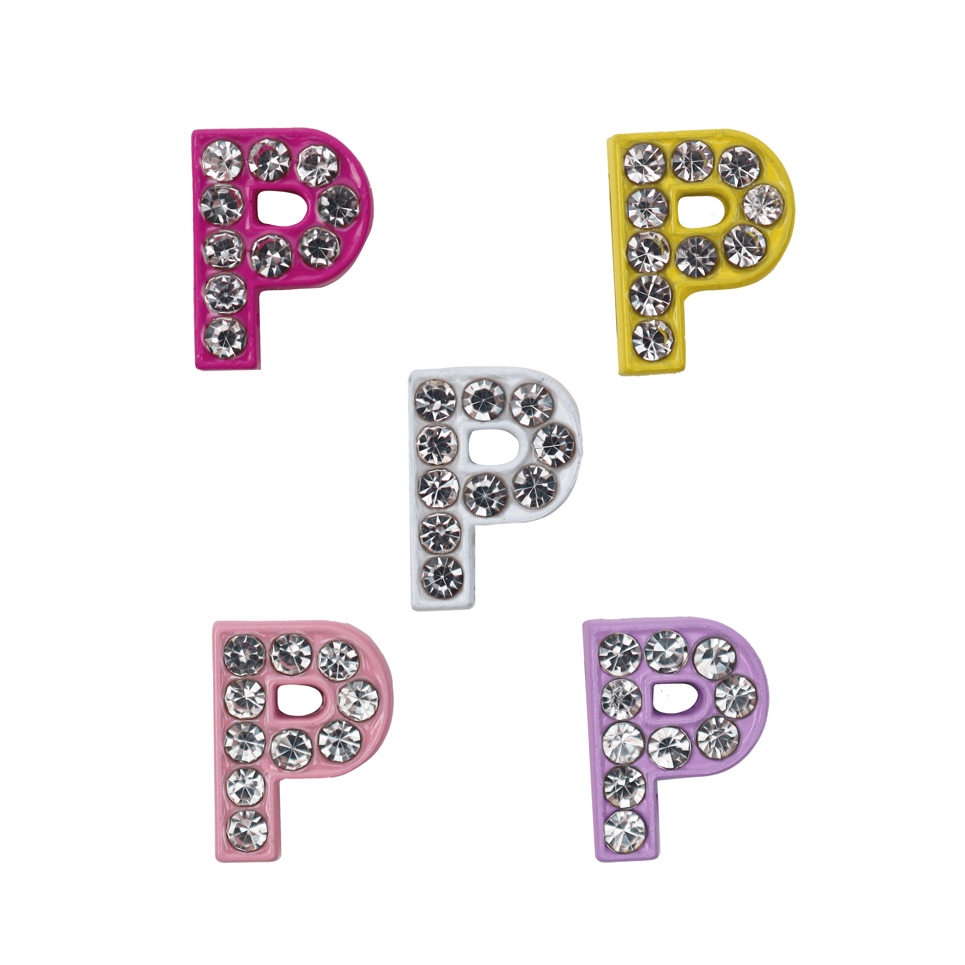 Písmeno P Přívěsek na náramek 10 ks