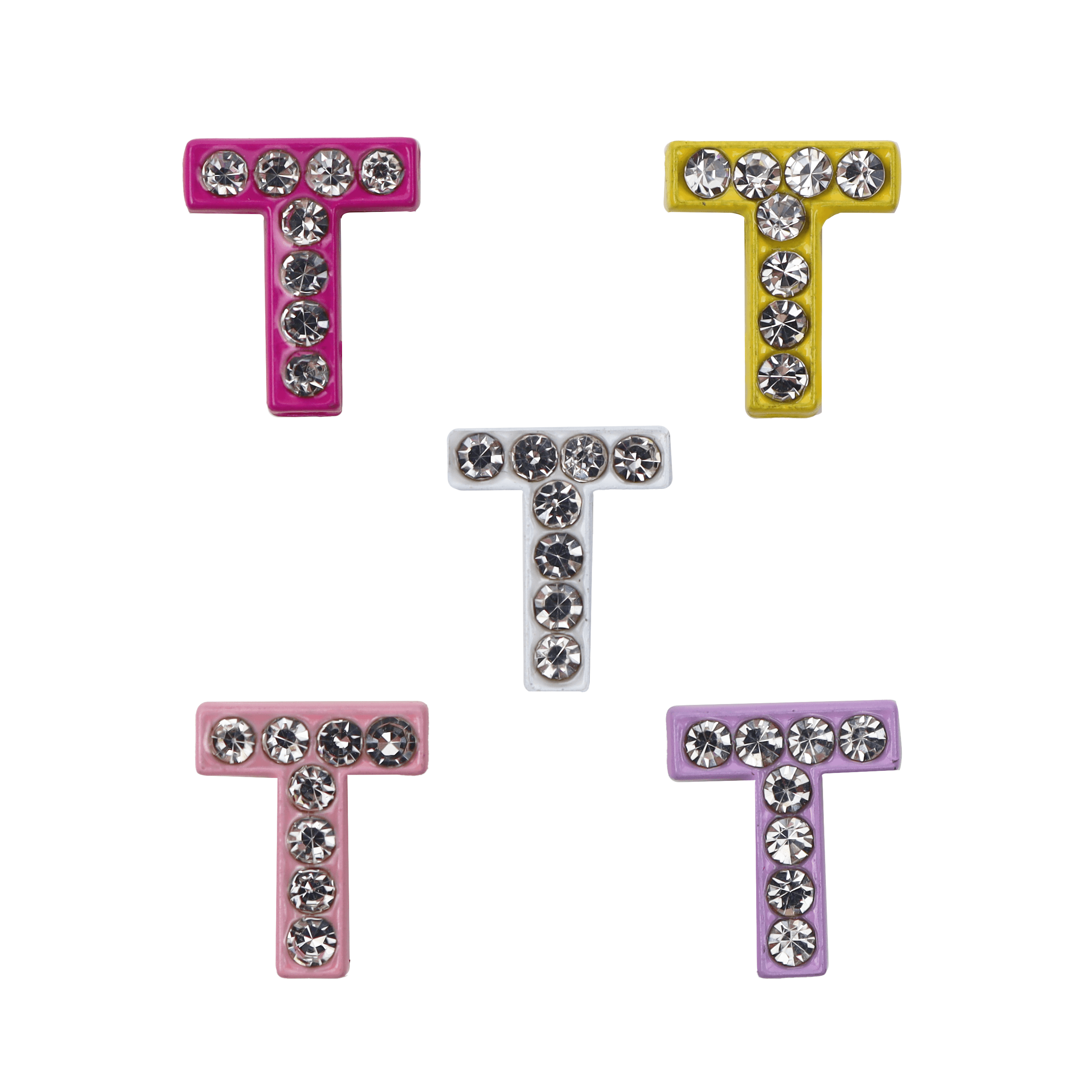 Písmeno T Přívěsek na náramek 10 ks