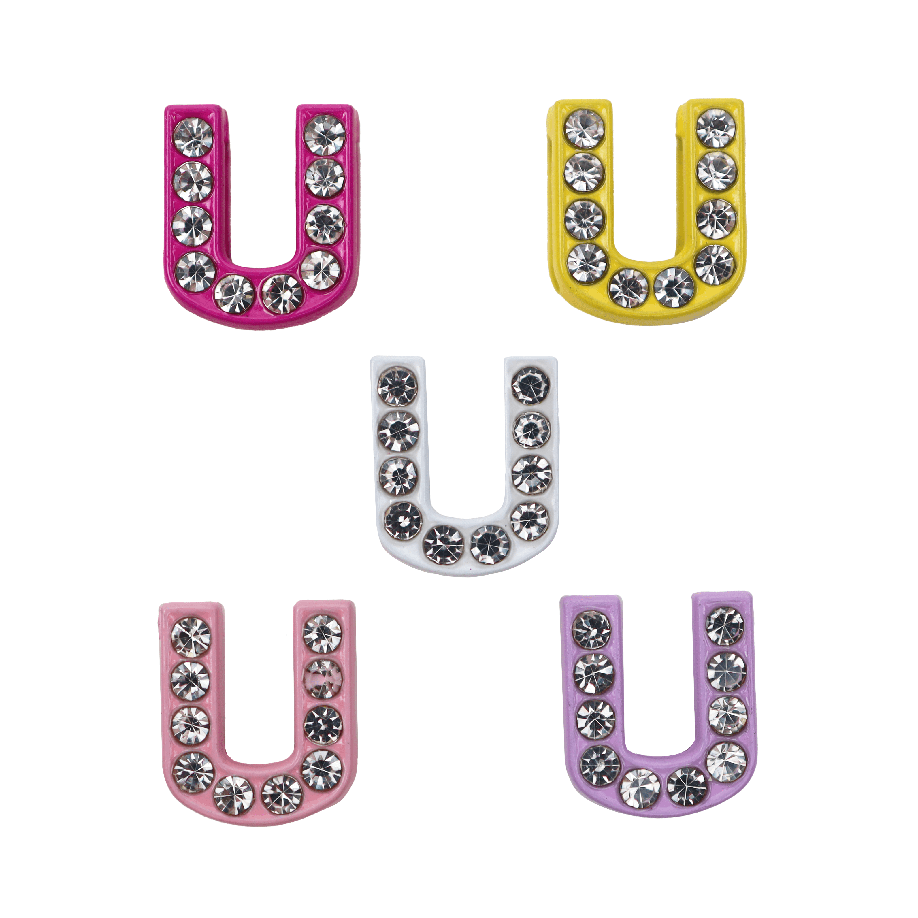 Písmeno U Přívěsek na náramek 10 ks