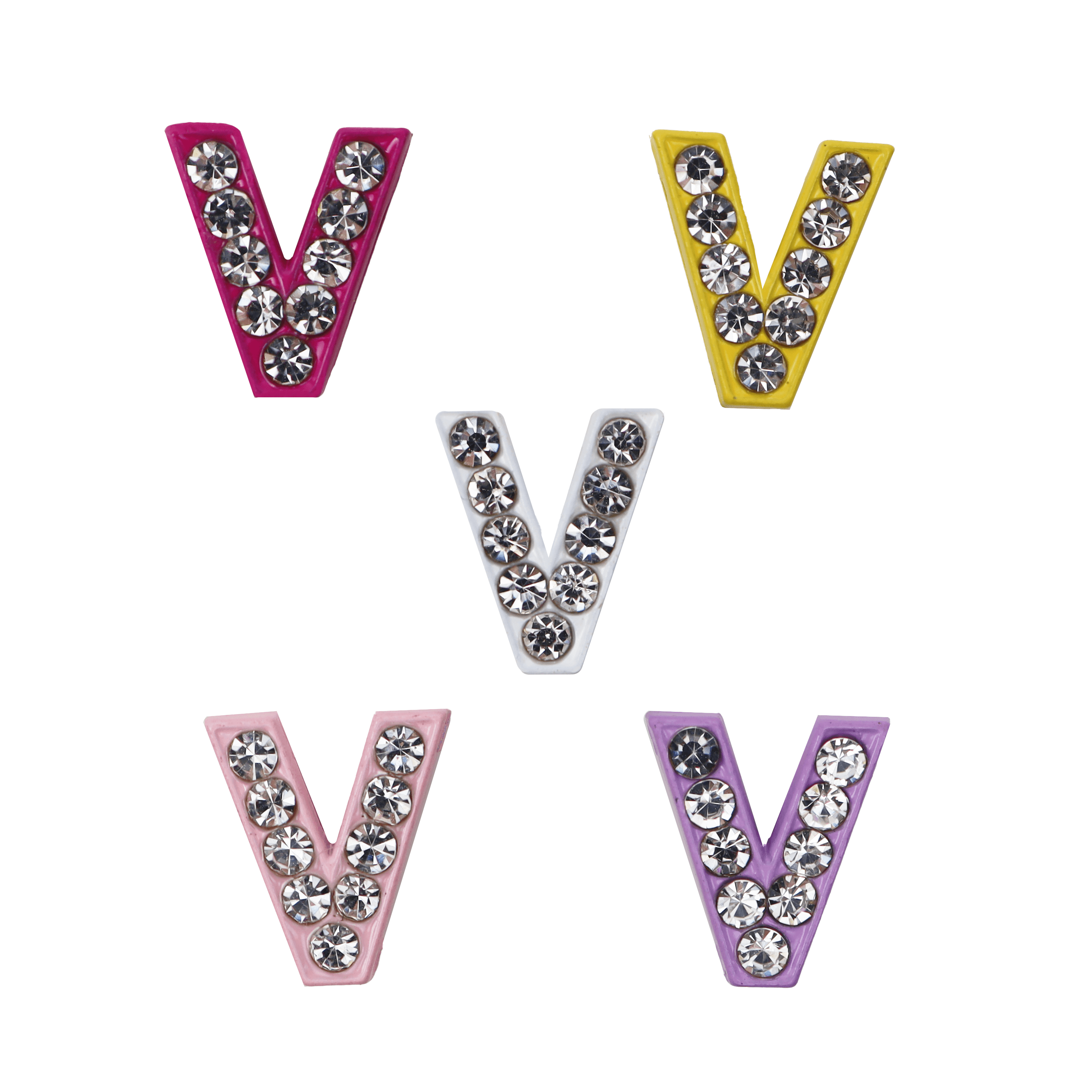 Písmeno V Přívěsek na náramek 10 ks