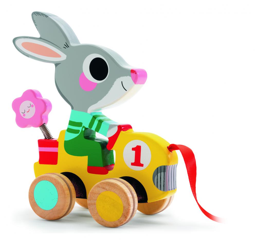 Djeco Hračka na ťahanie: Zajac