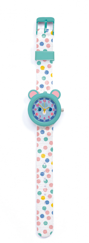 Djeco Myška: náramkové ručičkové hodinky