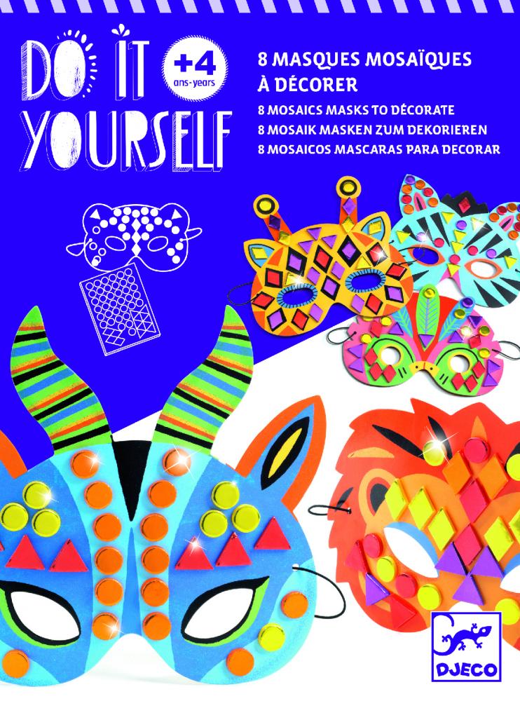 Djeco DIY-Vyrob si sam/a Masky: Zvieratá z džungle DJ07900